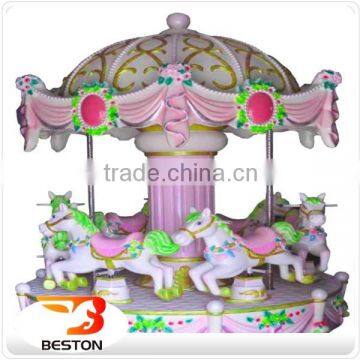 Factory Price Kid Amusement Park Rides Coin Operated Carousel Horse For Sale