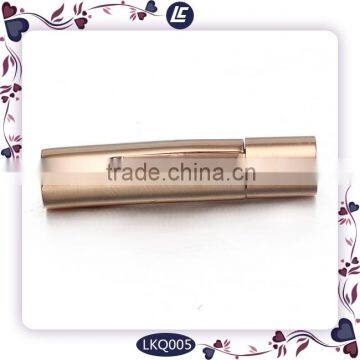 Exquisite Cylinder Snap Clasp Stainless Steel Closure in Fashion Type photo-3