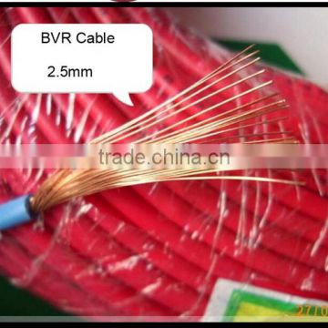 single core aluminum PVC insulated electric wire