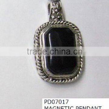 SGJGEMS PD07017 Black Sliver Pendants Parts to Make Jewelry