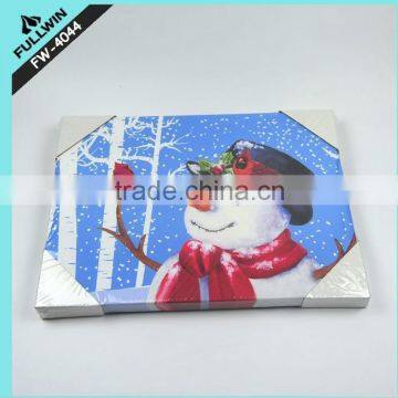 Lighted up Canvas Painting Painted Oil Painting for Home Decor Christmas Decoration photo-2