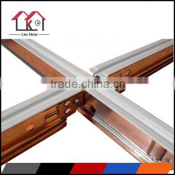 Galvanized standard t girds for ceiling profiles