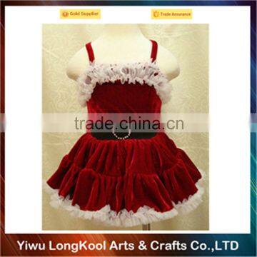 Top quality christmas performance costume cute baby dance dress costume