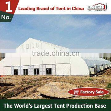 20m Clear Span Width Aluminum Airplane Hangar Transport Curved TFS Tent