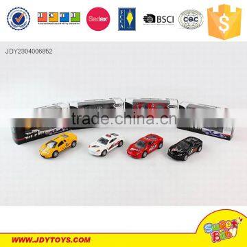 1:50 Pull Back Mini small Metal Toy Car With Four Designs