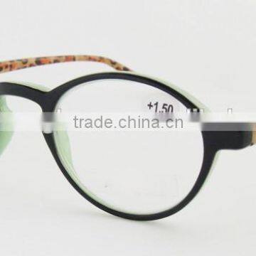 Two tone Round reading glasses,design optics reading glasses.