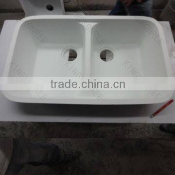 acrylic solid surface sink, artificial marble sink