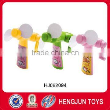 hand rock mini plastic hand fan kid toy