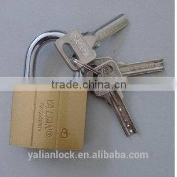 Yalian brand Brass painted moon key better security Padlock For Wholesale