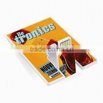 New design plastic factory price card type usb flash drive