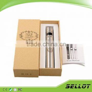 Genuine Vamo V7 40w e cigarette battery body vamo V7 kit mechanical mod battery with OLED display ecig