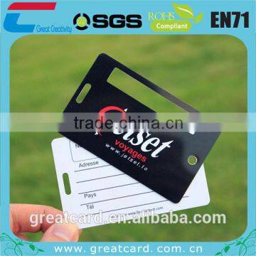 Hot Selling Couple of Glossy Finishing PVC Luggage Tags photo-5