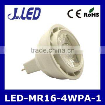 4W spotlight led gu10 bulb high quality plastic and aluminum body