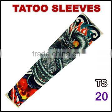 Favorites Compare 92% nylon and 8% spandex multi colors customized logo tattoo sleeves with T-shirt TS 20