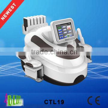 Newest cryo handle working cold lipolysis lipo laser fat loss machine for salon use