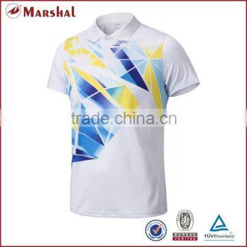 Badminton polo shirts made in China men polo shirt