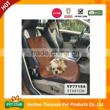 Luxury Design PU Leather Dog Car Seat Cover