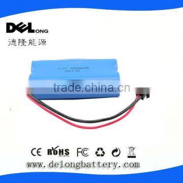 4000mAh cylindrical li-ion battery for solar Led light