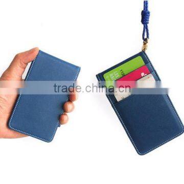 Hot selling custom made men's wallets genuines leather card holder