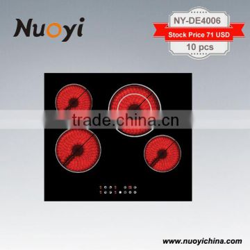 Hot sell !4 burners built in electric ceramic hob/easy to cleaning