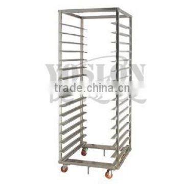 Stainless Steel Single Row Bakery Tray Trolly photo-4