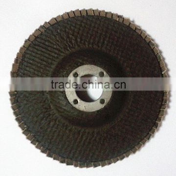 Fiber glass backing plate flap discs for steel