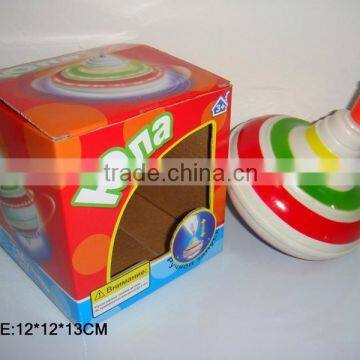 promotion gift flashing top toys plastic Top Metal handle TL2900975