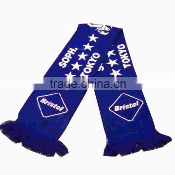 bob trading OEM football fans Knitting scarf cashmere knitting scarf