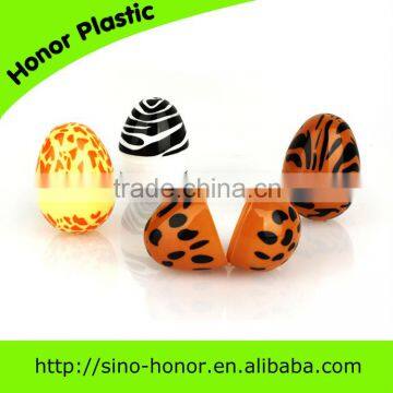 plastic easter eggs with printing design