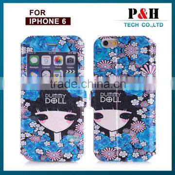 Colorful Drawing Style Flip Leather Case for Apple IPhone 6 Iphone 6 Plus,for Iphone 6s Case photo-4