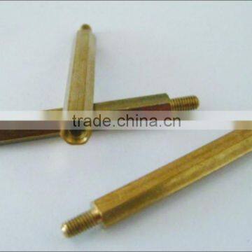 High precision turning customized brass standoff