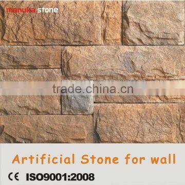 white cultured artificial wall stone