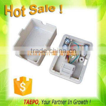 CAT3 6P4C 1-port connection box telephone junction box