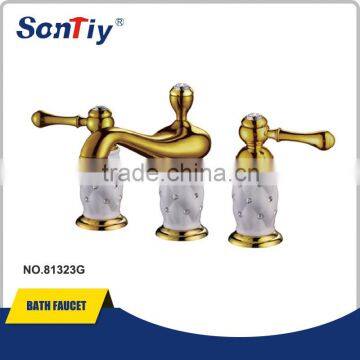 Luxury Shower Columns Health 3-holes Bathroom Faucet Mixer photo-3