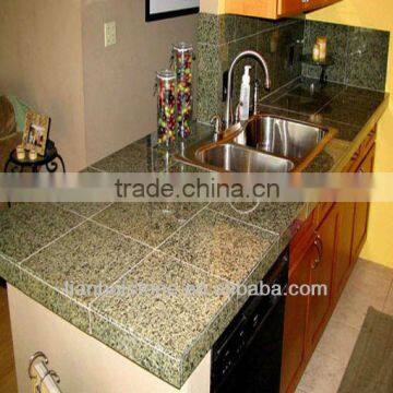 Tropical brown kitchen countertop tile