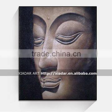 Wall art decor 3d buddha face oil painting on canvas many good design