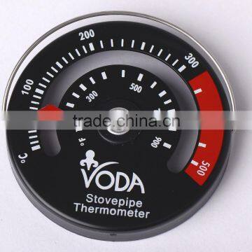 Magnetic fire Stove Top Pipe Thermometer / Temperature Gauge