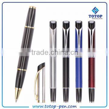 2 years quality Guarantee logo customized thin promotional high end metal pen                        
                                                                                Supplier's Choice