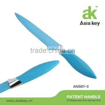 8 inches Non-stick Carving knife Best knife with Blue color