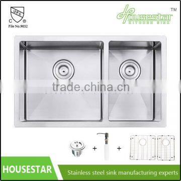 Undermount Handmade Single Bowl Stainless Steel Kitchen Sink Made in China photo-5