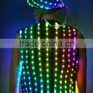 Programmable Luminous Dance Costume, LED Light Boys Dance Costume photo-4