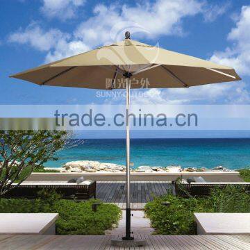 Outdoor Patio Umbrella Middle Aluminium Umbrella with Marble Base