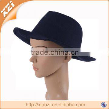 fashion Style and faux Wool Material Men wollen fedora hat                        
                                                Quality Choice