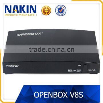 Genuine V8 Openbox V8S satellite receiver support 2xusb usb wifi web tv
