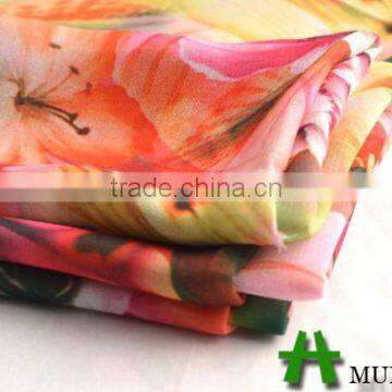 New Style Soft Dubai Desgin Polyester Chiffon Digital Printing On Fabric photo-3