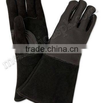 Black Leather Welding Gloves