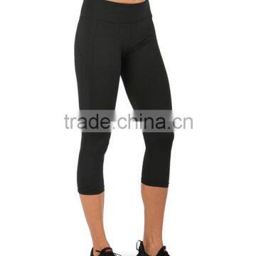 Fitness wear custom yoga leggings sports 3/4 leggings for women