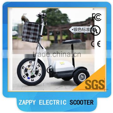 350-500w three wheel electric scooter zappy 3 wheel scooter for old people