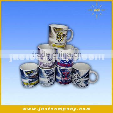 Popular Basketball Team Logo Printed Ceramic Music Sound Mug