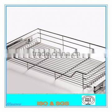 high quality stainless steel kitchen cabinet drawer basket for sale